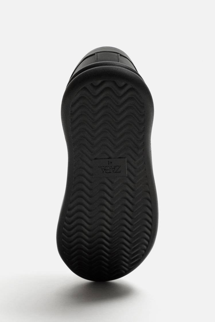 ZARA BLACK STATEMENT CHUNKY SNEAKERS IN BLACK
