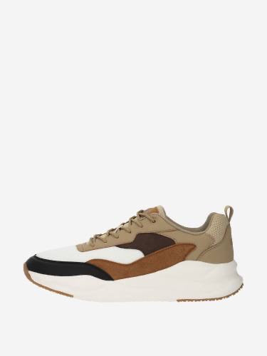 GSD MULTICOLORED TRAINERS IN BEIGE