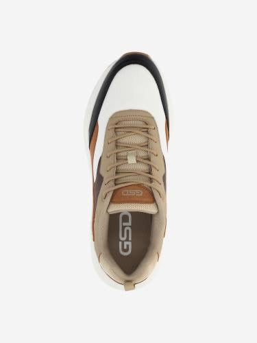 GSD MULTICOLORED TRAINERS IN BEIGE