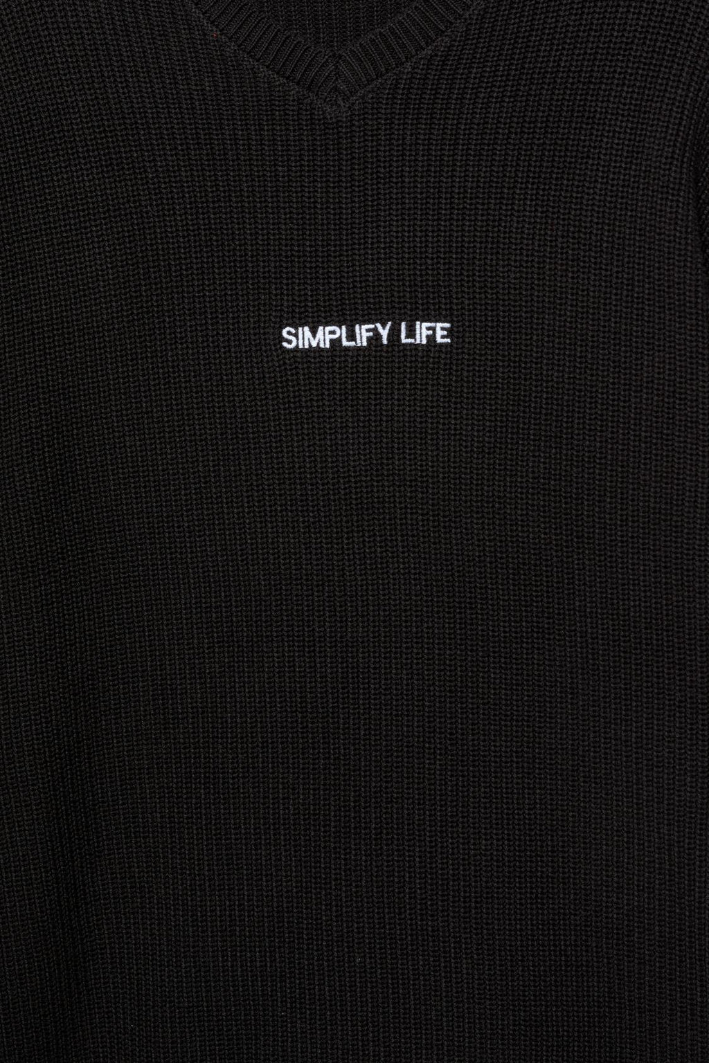 PULL&BEAR - EMBROIDERED TEXT SWEATER