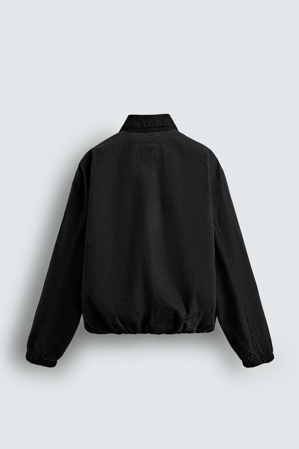 ZARA CROPPED FIT DENIM JACKET