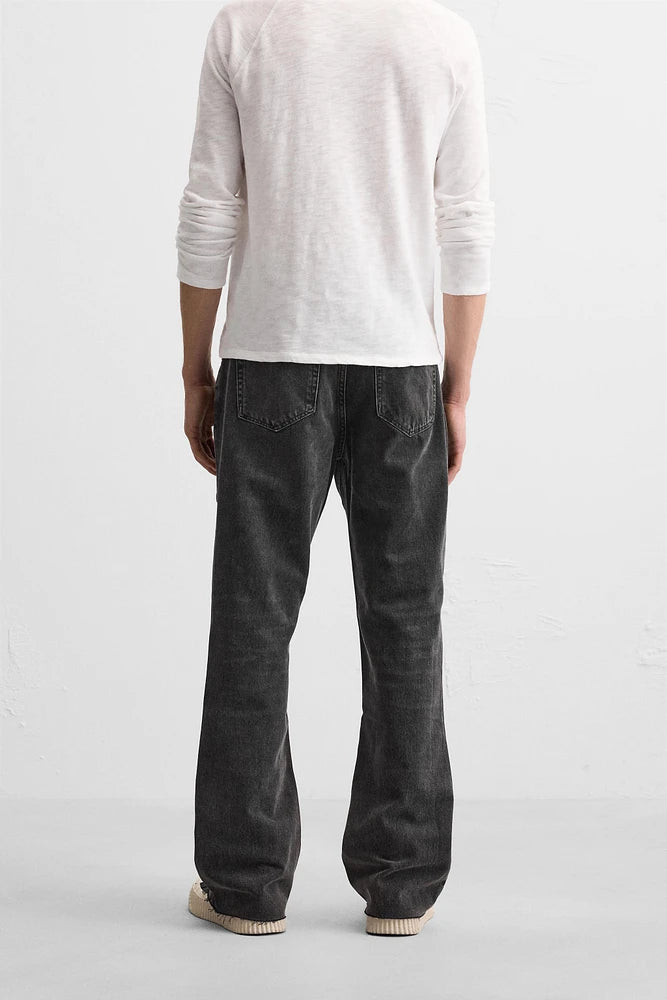 ZARA FLARED JEANS IN BLACK