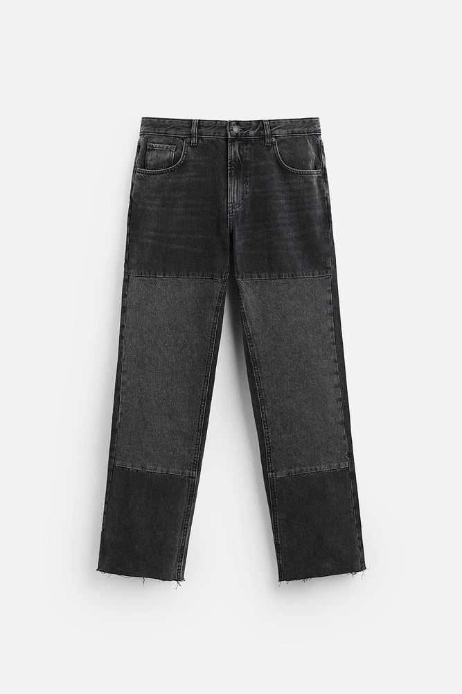 ZARA FLARED JEANS IN BLACK