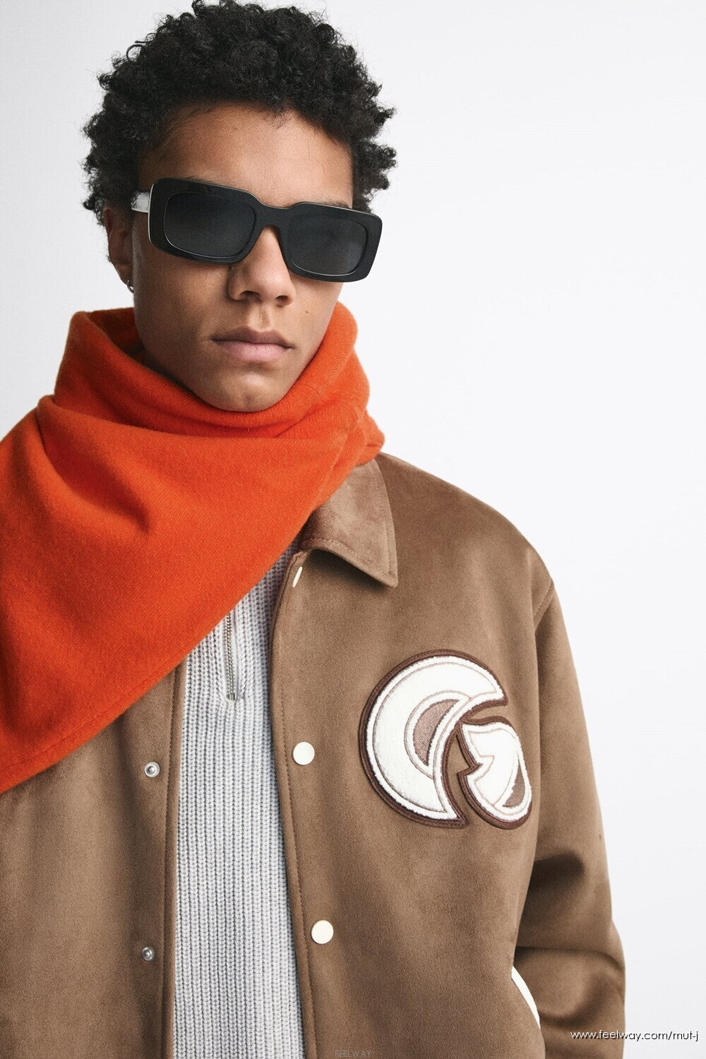 ZARA BASEBALL JACKET IN BEIGE