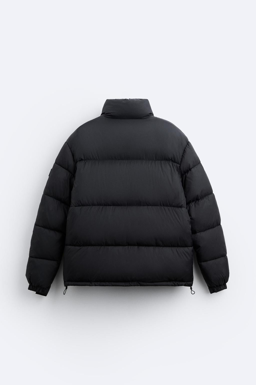 ZARA PUFFER JACKET IN BLACK