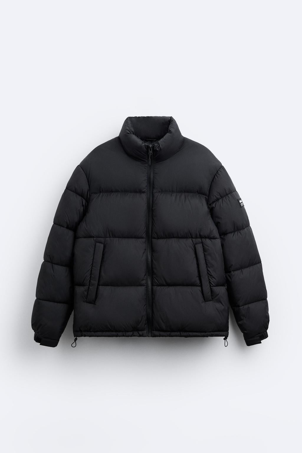 ZARA PUFFER JACKET IN BLACK