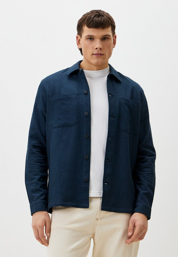 COLIN'S OVERSHIRT IN NAVY