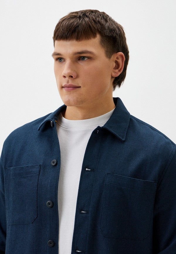 COLIN'S OVERSHIRT IN NAVY